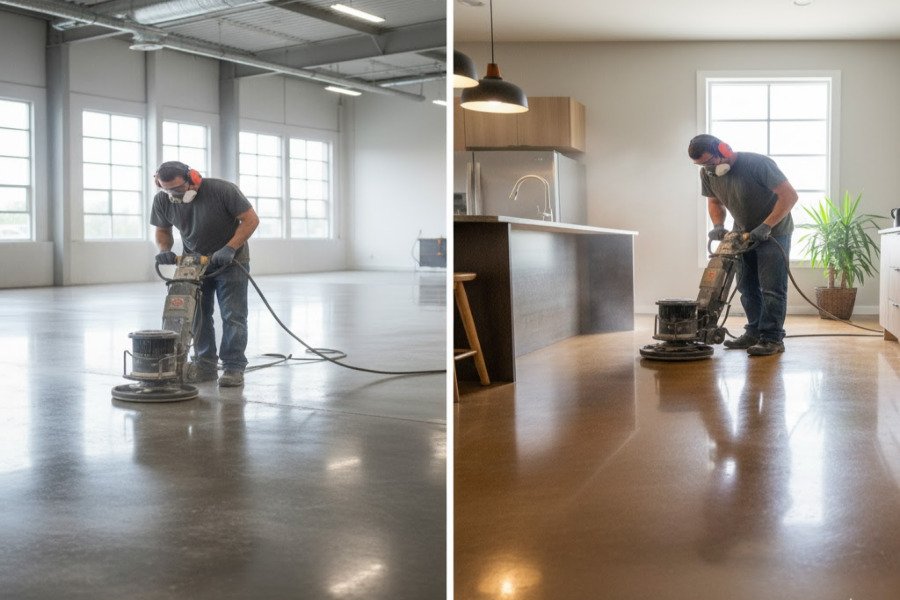Commercial & Residential Concrete Polishing​