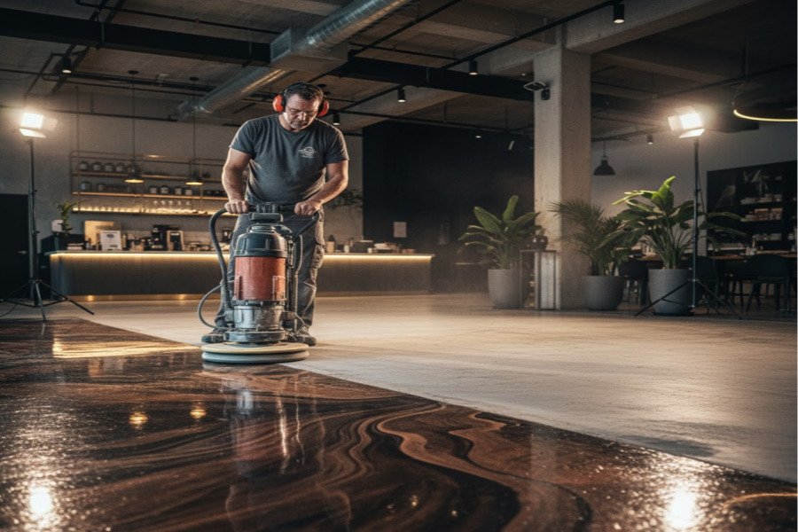 Custom Decorative Concrete Polishing​