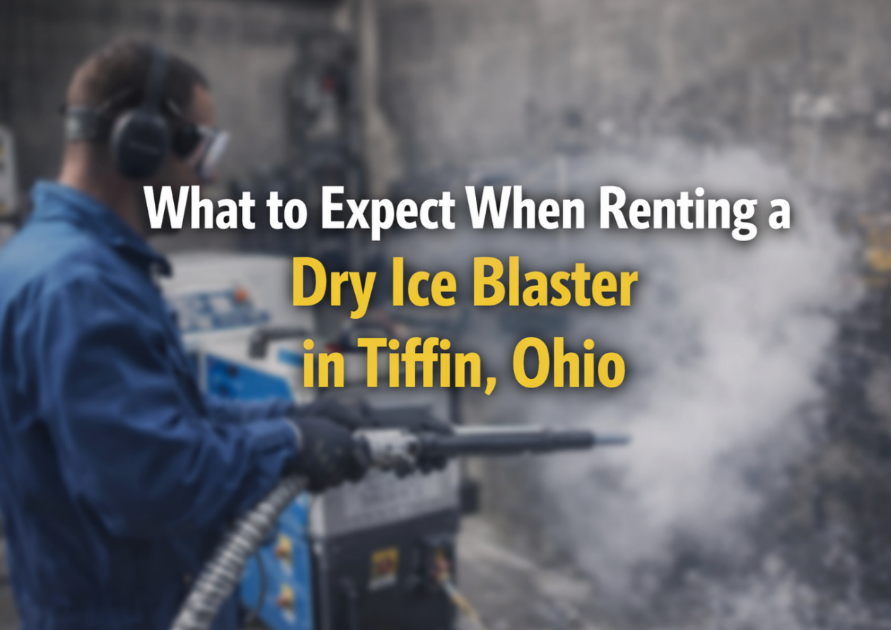 What to Expect When Renting a Dry Ice Blaster in Tiffin, Ohio
