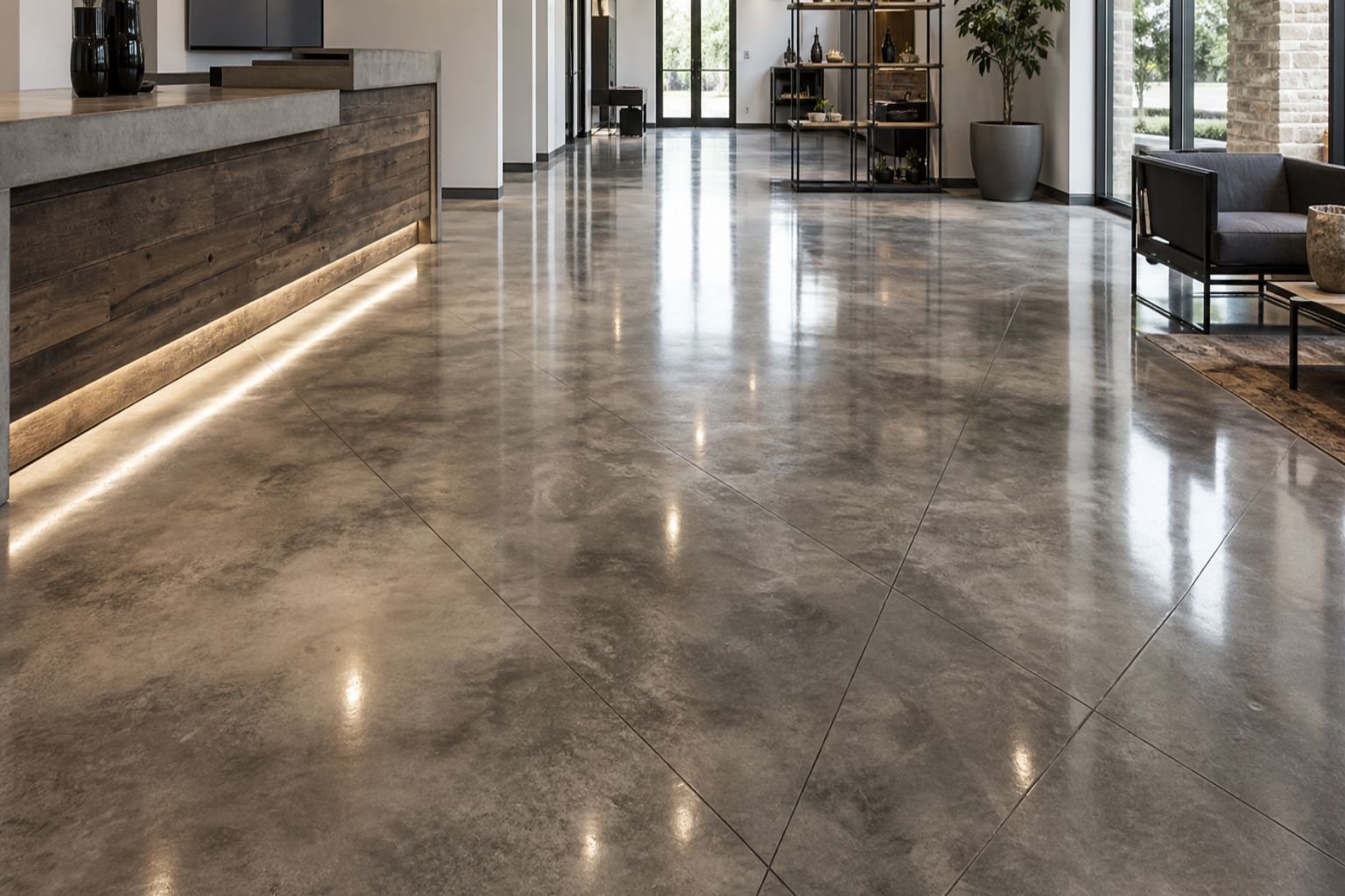 Custom Decorative Concrete Polishing