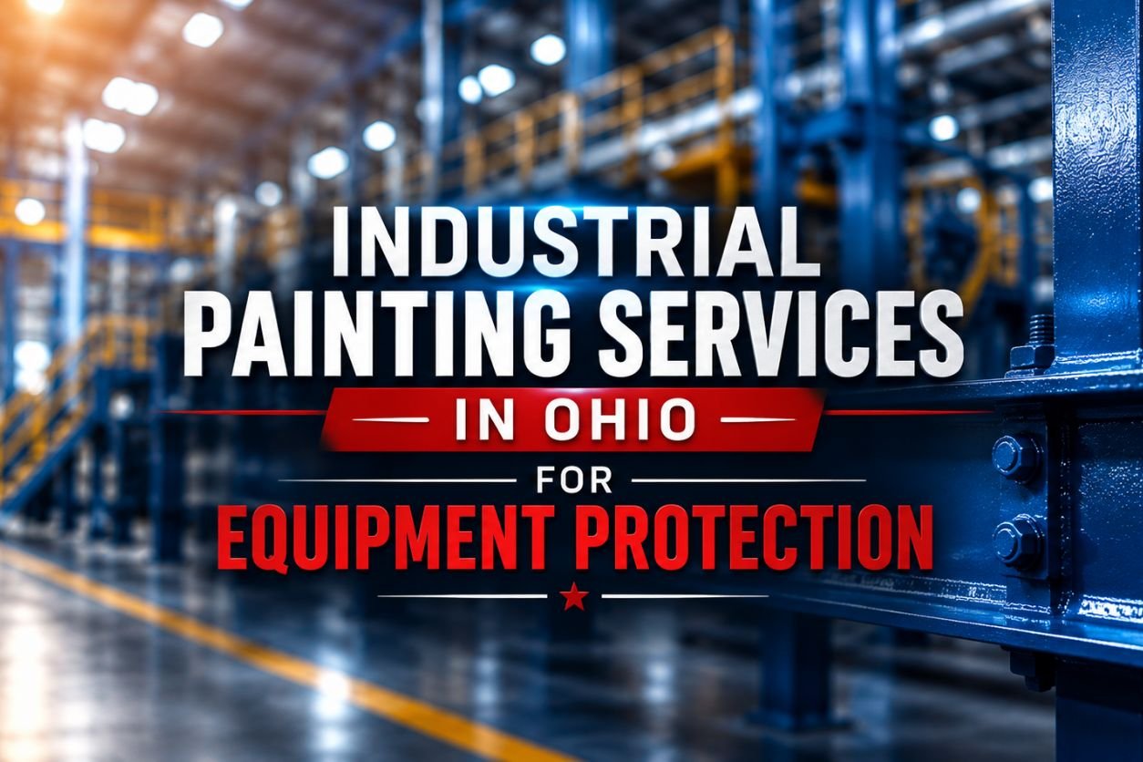 Industrial painting services in Ohio helping protect equipment from corrosion, wear, and environmental damage